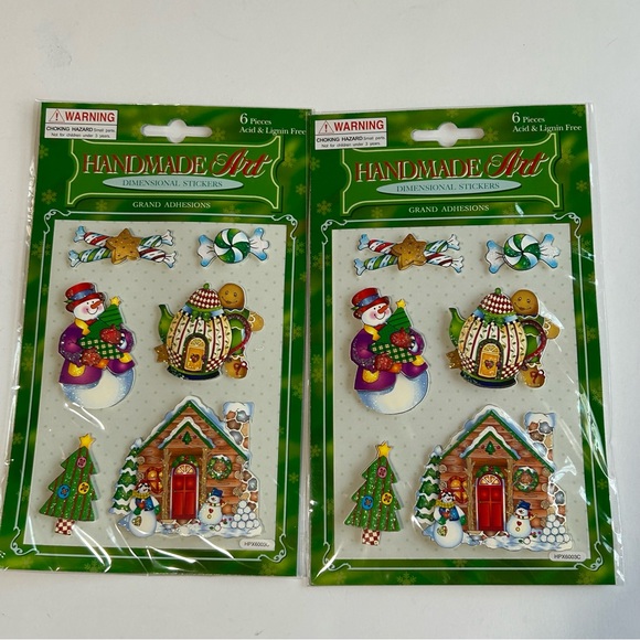 🆕 Lot of Christmas Scrapbook Stickers (10 packs) - Picture 8 of 11